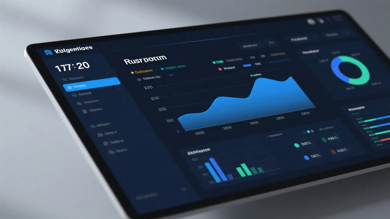 数据面板与走势图示意