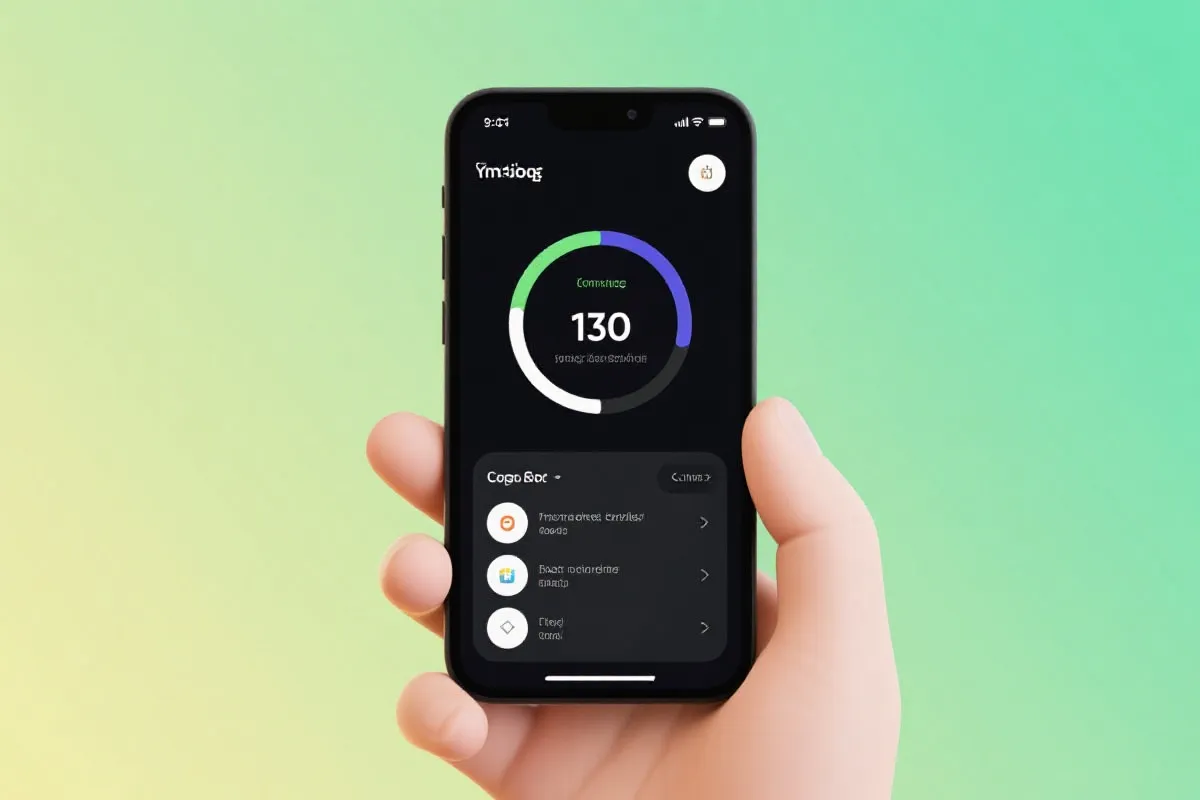 移动端应用界面示意